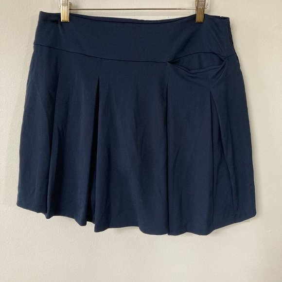 NIKE Dri-fit Ace 15" Golf Skirt In Blue - Picture 4 of 9